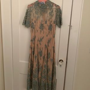 Anthropology lace dress